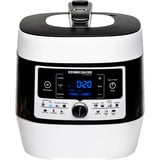 MD 1000 olla a presión 4 L Negro, Blanco 1000 W, Cocina multi
