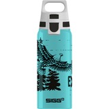 SIGG WMB ONE Brave Eagle 0,6L, Botella de agua celeste
