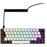 Sharkoon 4044951041886, Teclado para gaming blanco