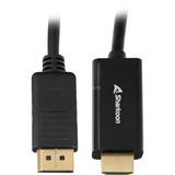 Sharkoon DisplayPort 1.2 > HDMI 4K, Adaptador negro