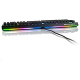 Sharkoon SKILLER SGK60 teclado USB QWERTY Inglés de EE. UU. Negro, Teclado para gaming negro, Completo (100%), USB, Interruptor mecánico, QWERTY, LED RGB, Negro