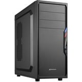 Sharkoon VS4-V Midi Tower Negro, Cajas de torre negro, Midi Tower, PC, Negro, ATX, micro ATX, Mini-ITX, 16 cm, 38,5 cm