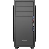 Sharkoon VS4-V Midi Tower Negro, Cajas de torre negro, Midi Tower, PC, Negro, ATX, micro ATX, Mini-ITX, 16 cm, 38,5 cm