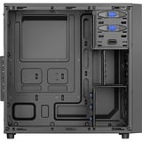 Sharkoon VS4-V Midi Tower Negro, Cajas de torre negro, Midi Tower, PC, Negro, ATX, micro ATX, Mini-ITX, 16 cm, 38,5 cm