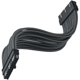 SilverStone Cable de extensión ATX SST-PP07E-MBB, Cable alargador negro