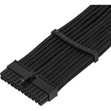 SilverStone Cable de extensión ATX SST-PP07E-MBB, Cable alargador negro