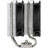 SilverStone Hydrogon D120 Procesador Refrigerador de aire 12 cm Negro 1 pieza(s), Disipador de CPU Refrigerador de aire, 12 cm, 56,23 cfm, Negro
