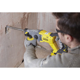 Stanley Martillo combinado a batería SDS-plus, 18 Voltios, Martillo perforador negro/Amarillo