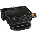 Tefal OptiGrill + GC7128 parrilla eléctrica de contacto, Barbacoa de contacto negro, Negro, Acero inoxidable, Rectangular, Aluminio, Termoplástico, Listo, Temperatura