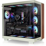 Thermaltake CA-11E-00MEWN-WS, Cajas de torre verde claro/Madera