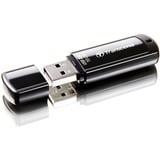 Transcend JetFlash 350 unidad flash USB 16 GB USB tipo A 2.0 Negro, Lápiz USB negro brillante, 16 GB, USB tipo A, 2.0, Tapa, 8,5 g, Negro