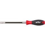 Wiha Portapuntas para destornillador SoftFinish, vástago flexible, 1/4" negro/Rojo