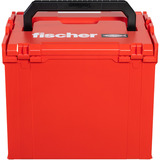 fischer 508139, Caja de herramientas rojo/Negro
