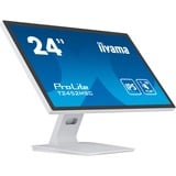 iiyama ProLite T2452MSC-W1 pantalla para PC 60,5 cm (23.8") 1920 x 1080 Pixeles Full HD LCD Pantalla táctil Multi-usuario Blanco, Monitor LED blanco/Negro, 60,5 cm (23.8"), 1920 x 1080 Pixeles, Full HD, LCD, 14 ms, Blanco