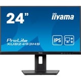 iiyama ProLite XUB2493HS-B6 pantalla para PC 60,5 cm (23.8") 1920 x 1080 Pixeles Full HD LED Negro, Monitor LED negro (mate), 60,5 cm (23.8"), 1920 x 1080 Pixeles, Full HD, LED, 0,5 ms, Negro