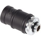 Alphacool ES Schnellverschluss BLH1A PushIn Hembra AG, Conexión cromado/negro (mate)