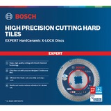 Bosch Expert HardCeramic X-LOCK hoja de sierra circular 11,5 cm 1 pieza(s) Azulejo, 11,5 cm, 2,22 cm, 1,4 mm, Bosch, 1 pieza(s)
