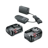 Bosch Set de inicio 18V (PBA 2.0Ah + PBA 4.0Ah + AL 18V-20), Conjunto negro