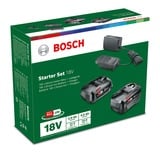 Bosch Set de inicio 18V (PBA 2.0Ah + PBA 4.0Ah + AL 18V-20), Conjunto negro