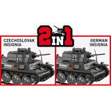 COBI Panzer 38(t) / (ČKD) LT vz.38, Juegos de construcción 