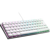 Cooler Master SK-620-SKTM1-DE, Teclado para gaming plateado/blanco