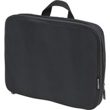 DICOTA D31689 bolsa para almacenar ropa Negro negro, Bolsa para almacenar ropa rígida/suave, Negro, Tereftalato de polietileno (PET), Cremallera, 30 cm, 6 cm