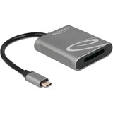 DeLOCK 91741 lector de tarjeta USB 3.2 Gen 1 (3.1 Gen 1) Type-C Negro, Gris, Lector de tarjetas gris, XQD, Negro, Gris, 5000 Mbit/s, Aluminio, USB 3.2 Gen 1 (3.1 Gen 1) Type-C, 57 mm