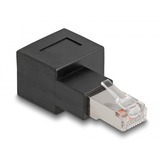 DeLOCK Adaptador RJ-45 macho > RJ-45 hembra, Cat.6a negro