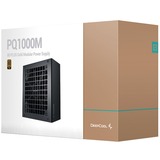 DeepCool PQ1000M unidad de fuente de alimentación 1000 W 20+4 pin ATX ATX Negro, Fuente de alimentación de PC negro, 1000 W, 100 - 240 V, 50/60 Hz, 6.5 - 13 A, 125 W, 996 W