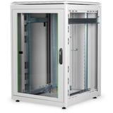 Digitus Armario de red de la serie Unique - 800 x 800 mm (an. x pr.), Armario IT gris claro, Rack o bastidor independiente, 22U, 800 kg, Gris