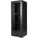 Digitus Armario de red de la serie Unique - 800 x 800 mm (an. x pr.), Armario IT negro, Rack o bastidor independiente, 47U, 800 kg, Patas ajustables, 143 kg, Negro