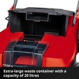 EINHELL 2352040 cesta para recogida de césped cortado Barredora de empuje para césped, Máquinas barredoras rojo/Negro, Barredora de empuje para césped, Negro, Rojo, 509 mm, 709 mm, 309 mm, 12,8 kg