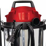 EINHELL TC-VC 1815 S 15 L Aspiradora de tambor Seca y húmeda 1250 W Bolsa para el polvo, Aspiradora en húmedo y en seco rojo/Plateado, 1250 W, Aspiradora de tambor, Seca y húmeda, Bolsa para el polvo, 15 L, Filtrado
