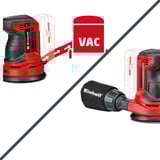 EINHELL TE-RS 18 Li - Solo 22000, 11000, Lijadora orbital rojo/Negro, Sin cargador ni batería, 18 V