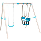 HUDORA 64026, Columpio beige/Turquesa