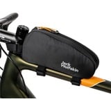 Jack Wolfskin Morobbia Tube Bag, Cesta/bolsa de la bicicleta negro