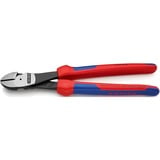 KNIPEX 74 02 250 Alicates de corte diagonal alicate Alicates de corte diagonal, Acero cromo vanadio, De plástico, Azul/Rojo, 25 cm, 437 g