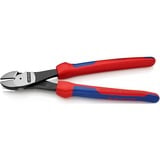 KNIPEX 74 02 250 Alicates de corte diagonal alicate Alicates de corte diagonal, Acero cromo vanadio, De plástico, Azul/Rojo, 25 cm, 437 g