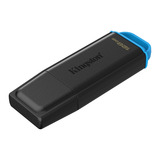 Kingston DataTraveler Exodia 128 GB, Lápiz USB negro/Azul