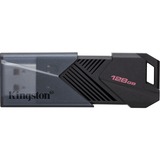 Kingston DataTraveler Exodia Onyx 128 GB, Lápiz USB negro/Negro