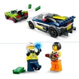LEGO City Coche de Policía y Potente Deportivo, Juegos de construcción Juego de construcción, 6 año(s), Plástico, 213 pieza(s), 373 g