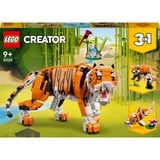 LEGO Creator Tigre Majestuoso, Juegos de construcción Juego de construcción, 9 año(s), Plástico, 755 pieza(s), 865 g