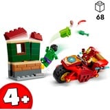 LEGO Iron Man con Moto y Hulk, Juegos de construcción Juego de construcción, 4 año(s), Plástico, 68 pieza(s), 159 g
