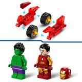 LEGO Iron Man con Moto y Hulk, Juegos de construcción Juego de construcción, 4 año(s), Plástico, 68 pieza(s), 159 g