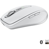Logitech MX Anywhere 3 ratón mano derecha RF inalámbrica + Bluetooth 4000 DPI gris claro, mano derecha, RF inalámbrica + Bluetooth, 4000 DPI, Gris, Blanco