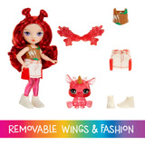 MGA Entertainment Rainbow High Littles Fantasy Fairies - Apple, Muñecos 