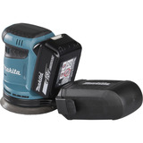 Makita DBO180Z lijadora portátil Lijadora orbital azul/Negro, Lijadora orbital, 2,8 mm, Batería, Ión de litio, 18 V, 1,7 kg