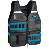 Makita E-05636 chaleco portaherramientas Negro, Ropa negro/Azul, Negro, Universal, Talla única, 4 mm, 510 mm, 640 mm
