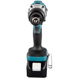 Makita Taladro atornillador a batería DDF486RTJ, 18 voltios, Taladro/destornillador azul/Negro