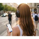 Medion Life HX1-Pure Auriculares Over-Ear negro